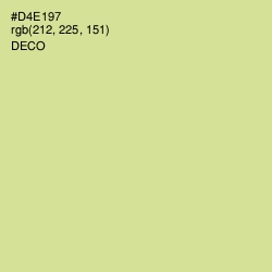 #D4E197 - Deco Color Image