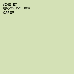#D4E1B7 - Caper Color Image