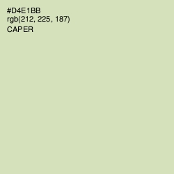 #D4E1BB - Caper Color Image