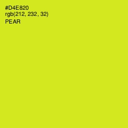 #D4E820 - Pear Color Image