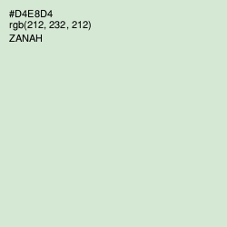 #D4E8D4 - Zanah Color Image