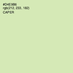 #D4E9B6 - Caper Color Image