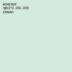 #D4E9DF - Zanah Color Image