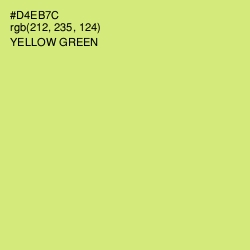 #D4EB7C - Yellow Green Color Image