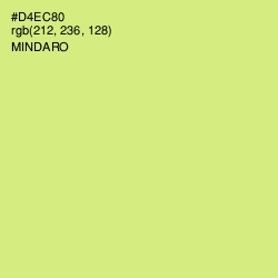 #D4EC80 - Mindaro Color Image