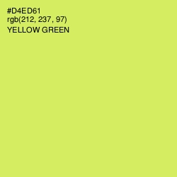 #D4ED61 - Yellow Green Color Image