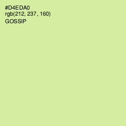 #D4EDA0 - Gossip Color Image