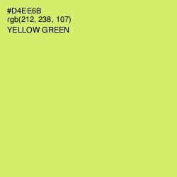 #D4EE6B - Yellow Green Color Image