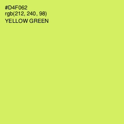 #D4F062 - Yellow Green Color Image
