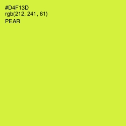 #D4F13D - Pear Color Image