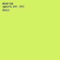 #D4F165 - Sulu Color Image