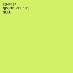 #D4F167 - Sulu Color Image
