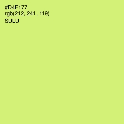 #D4F177 - Sulu Color Image