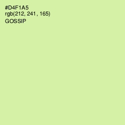 #D4F1A5 - Gossip Color Image