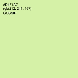 #D4F1A7 - Gossip Color Image