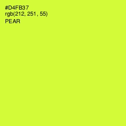 #D4FB37 - Pear Color Image