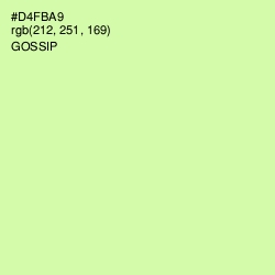 #D4FBA9 - Gossip Color Image