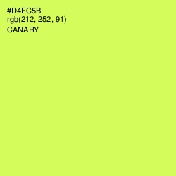 #D4FC5B - Canary Color Image