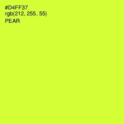 #D4FF37 - Pear Color Image