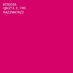 #D5026A - Razzmatazz Color Image