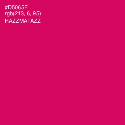 #D5065F - Razzmatazz Color Image