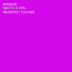 #D508EB - Magenta / Fuchsia Color Image