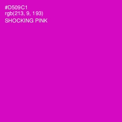 #D509C1 - Shocking Pink Color Image
