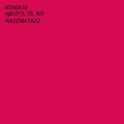 #D50A52 - Razzmatazz Color Image
