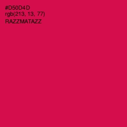 #D50D4D - Razzmatazz Color Image