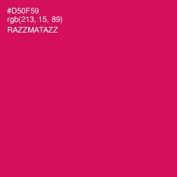 #D50F59 - Razzmatazz Color Image