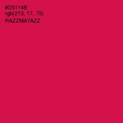 #D5114B - Razzmatazz Color Image