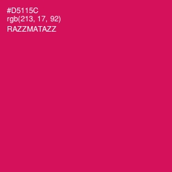 #D5115C - Razzmatazz Color Image