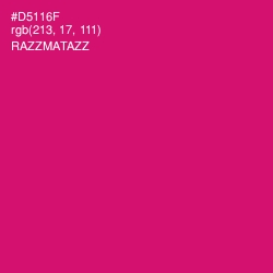 #D5116F - Razzmatazz Color Image