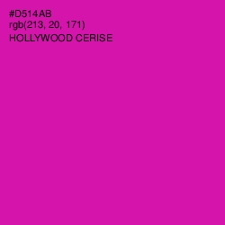 #D514AB - Hollywood Cerise Color Image