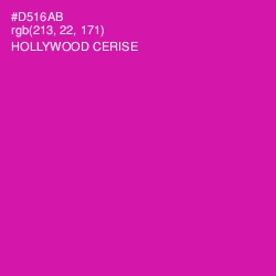 #D516AB - Hollywood Cerise Color Image