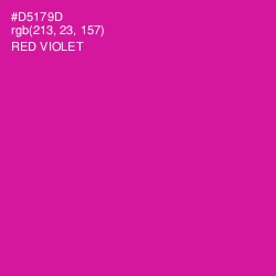 #D5179D - Red Violet Color Image