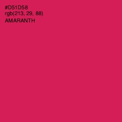 #D51D58 - Amaranth Color Image