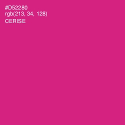 #D52280 - Cerise Color Image