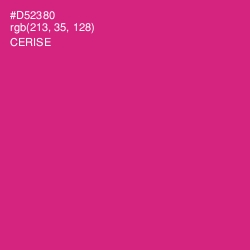 #D52380 - Cerise Color Image