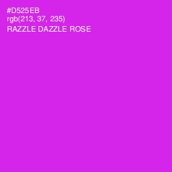 #D525EB - Razzle Dazzle Rose Color Image