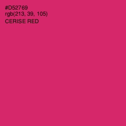 #D52769 - Cerise Red Color Image