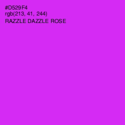 #D529F4 - Razzle Dazzle Rose Color Image