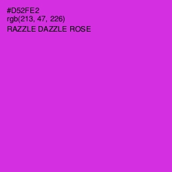 #D52FE2 - Razzle Dazzle Rose Color Image