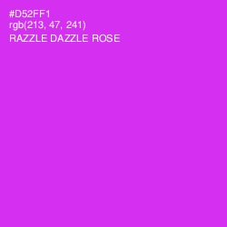 #D52FF1 - Razzle Dazzle Rose Color Image