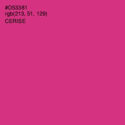#D53381 - Cerise Color Image
