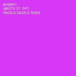 #D539F7 - Razzle Dazzle Rose Color Image