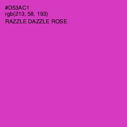 #D53AC1 - Razzle Dazzle Rose Color Image