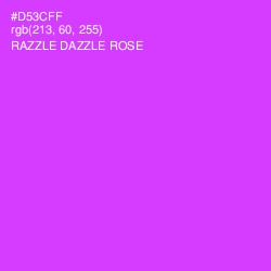 #D53CFF - Razzle Dazzle Rose Color Image