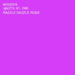 #D53DF8 - Razzle Dazzle Rose Color Image