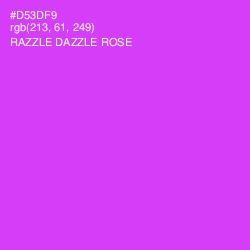 #D53DF9 - Razzle Dazzle Rose Color Image